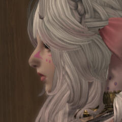 arched nose + smudge!